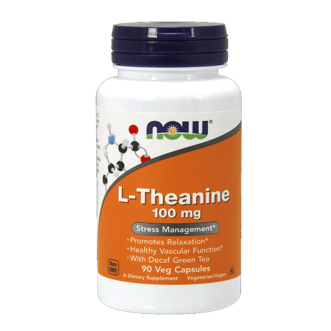 NOW L-Theanine 100mg, 90 Ct