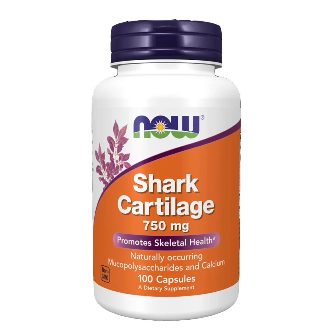NOW Shark Cartilage 750mg, 100 Ct