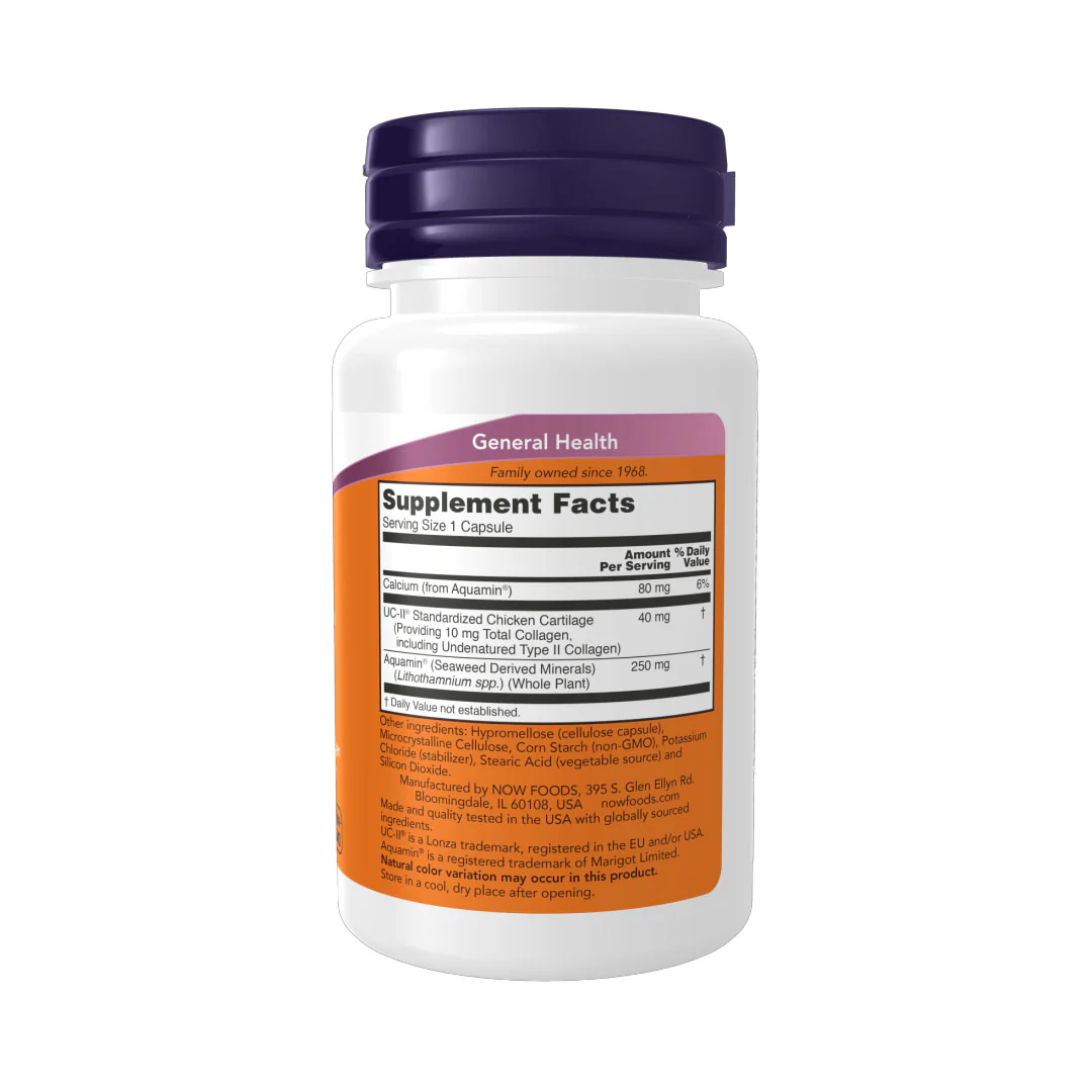 Now UC-II Type II Collagen Capsules 40mg, 60 Ct - Image 2