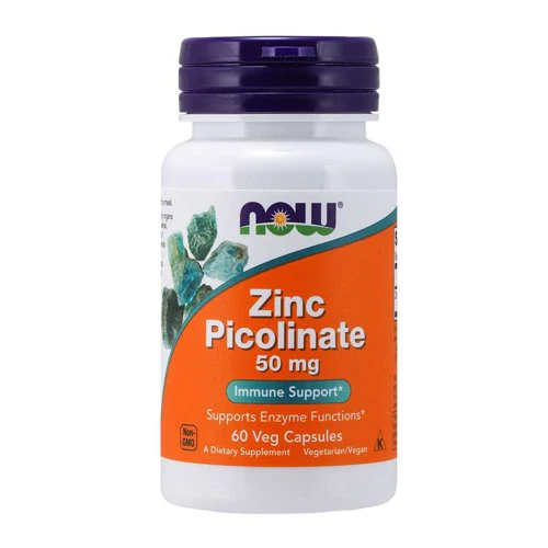 NOW Zinc Picolinate 50mg, 60 Ct