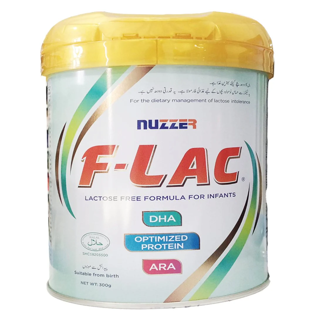 F-Lac Lactose Free Infant Formula, 300g - Nuzzer