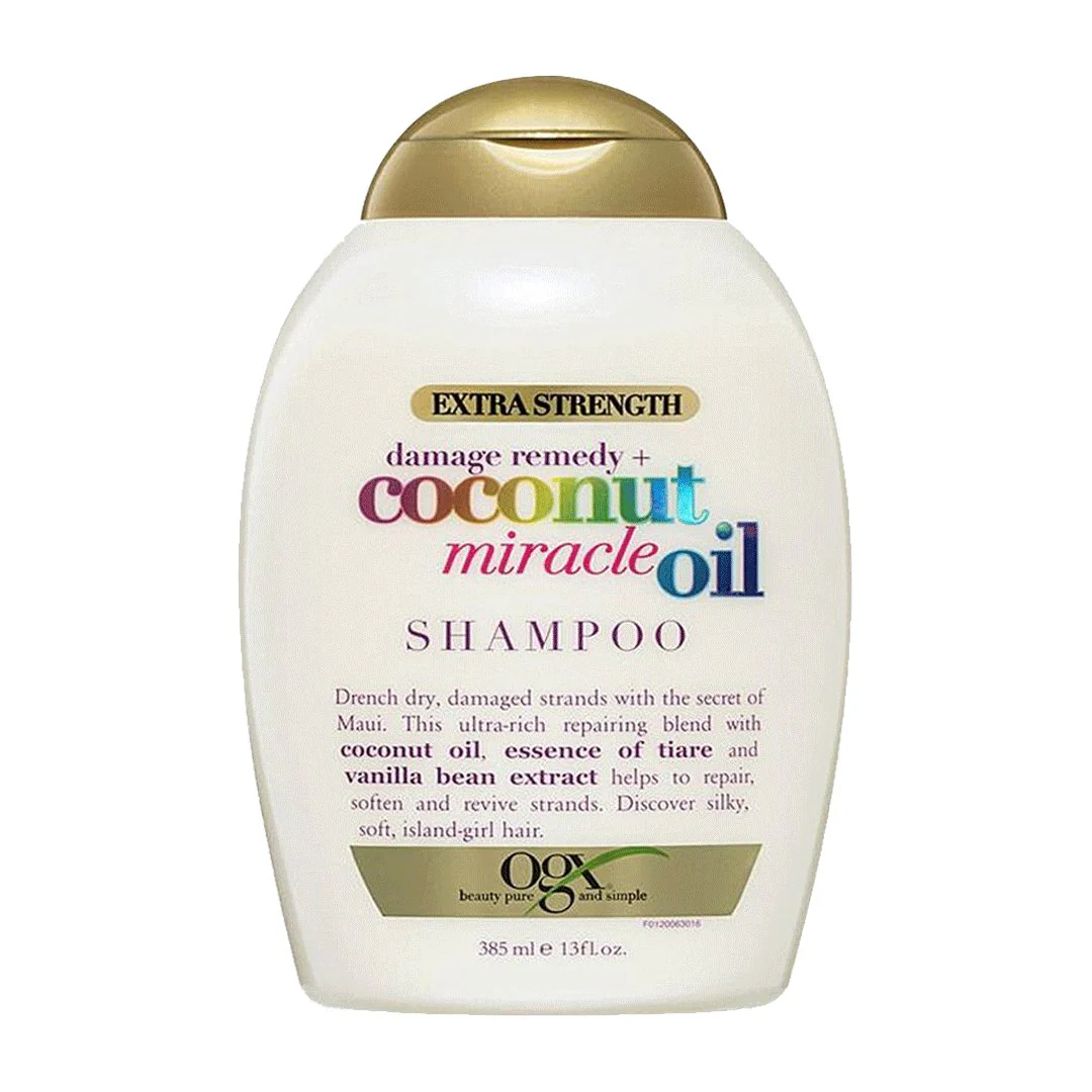 Ogx Extra Strength Damage Remedy + Coconut Miracle Oil Shampoo, 385ml