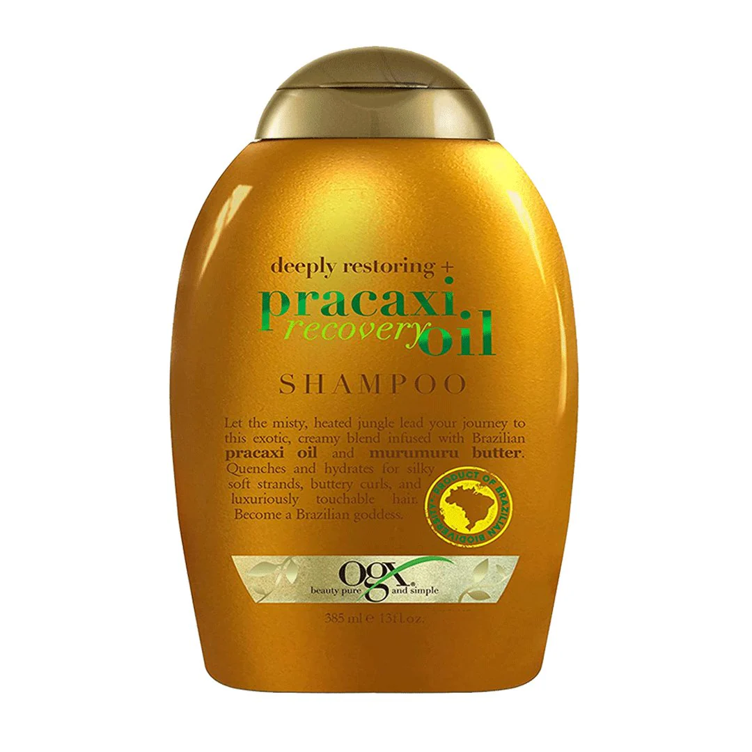 Ogx Deeply Restoring + Pracaxi Recovery Oil Shampoo, 385ml