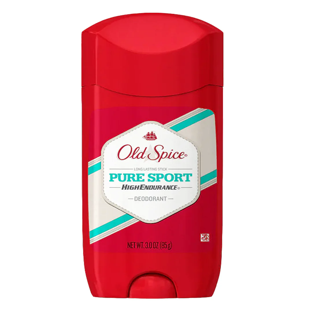 Old Spice Pure Sport High Endurance Deodorant Stick, 85g - Image 2