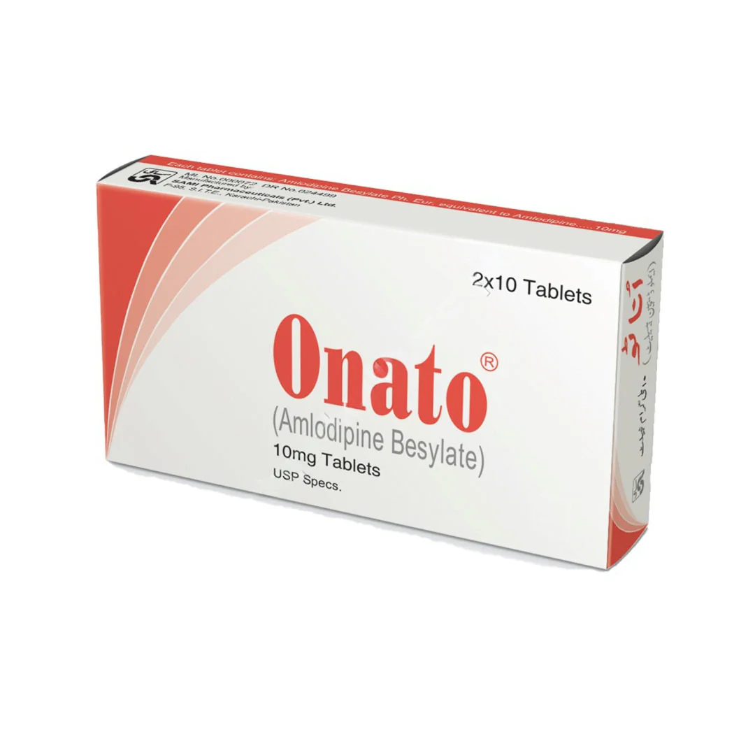 Onato (Amlodipine) 10mg, 20 Ct - Sami Pharma