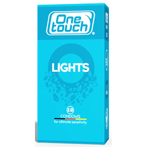 One Touch Lights Condoms, 12 Ct