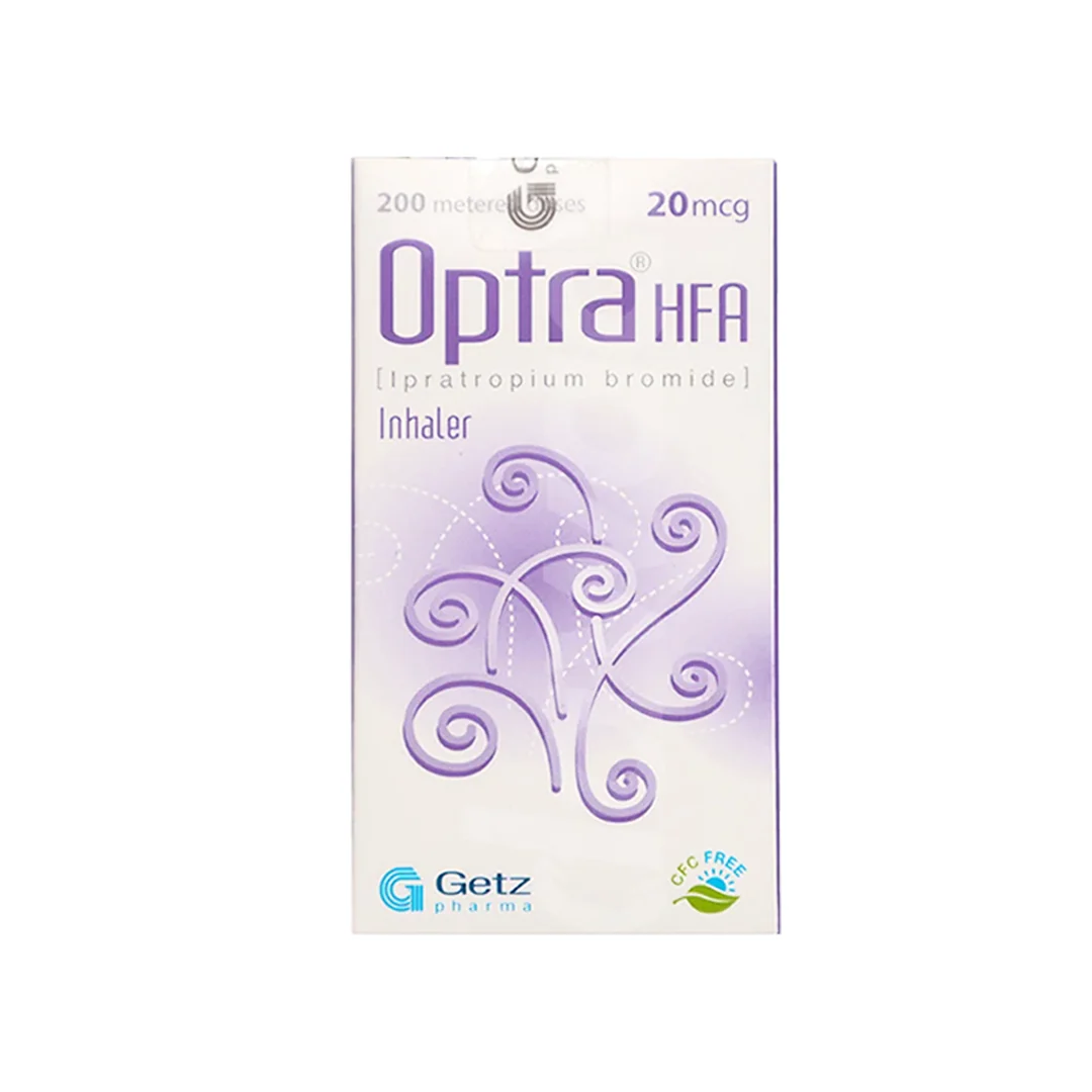 Optra (Ipratropium) Inhaler 20mcg, 1 Ct - Getz Pharma
