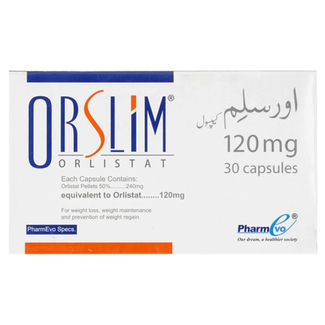 Orslim (Orlistat) 120mg, 30 Ct - PharmEvo