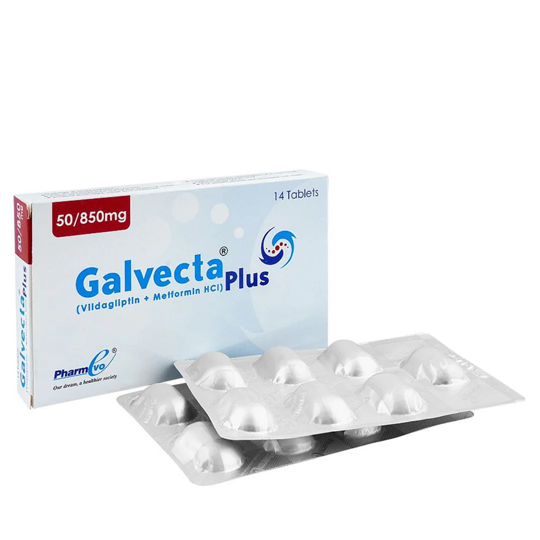 Galvecta Plus Tablet 50/850mg, 14 Ct - PharmEvo