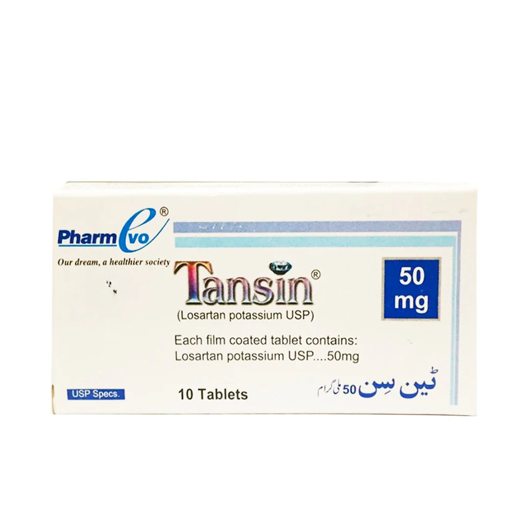 Tansin (Losartan) 50mg, 10 Ct - PharmEvo