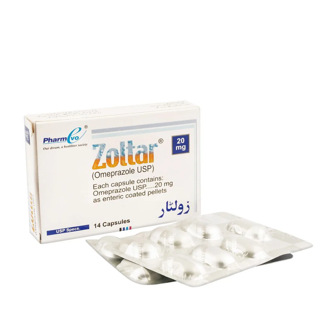 Zoltar (Omeprazole) 20mg, 14 Ct - PharmEvo