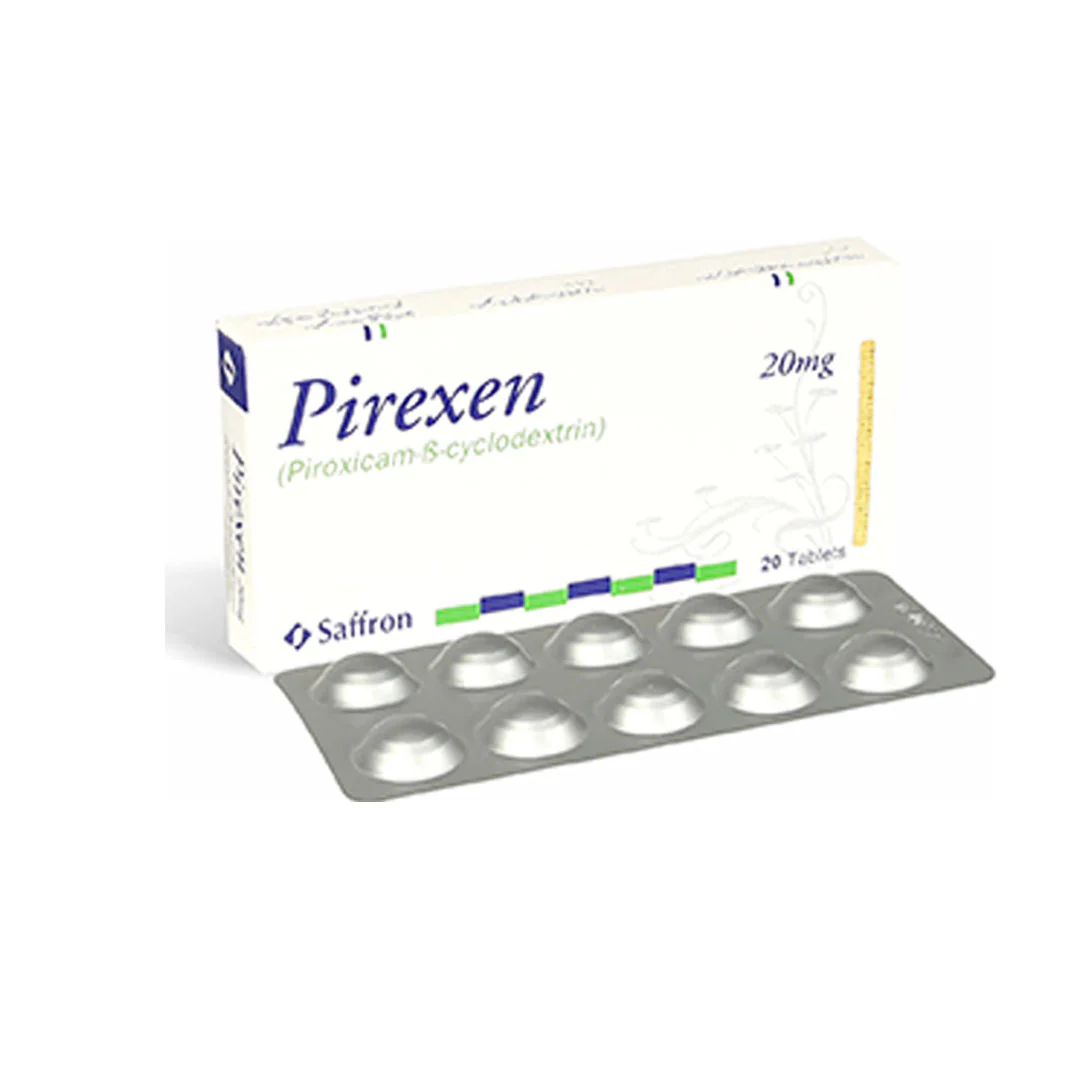 Pirexen Tablets 20mg, 20 Ct - Saffron