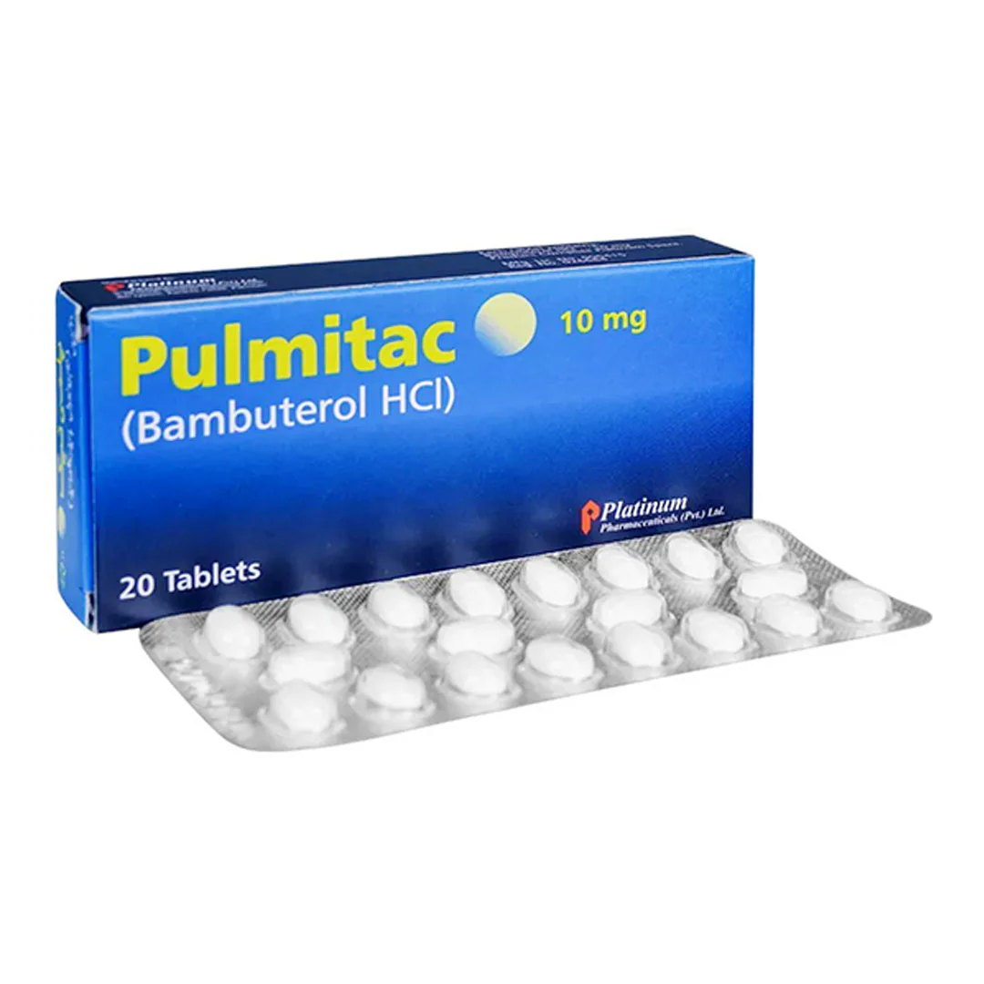 Pulmitac (Bambuterol) 10 mg, 20 Ct - Platinum Pharma