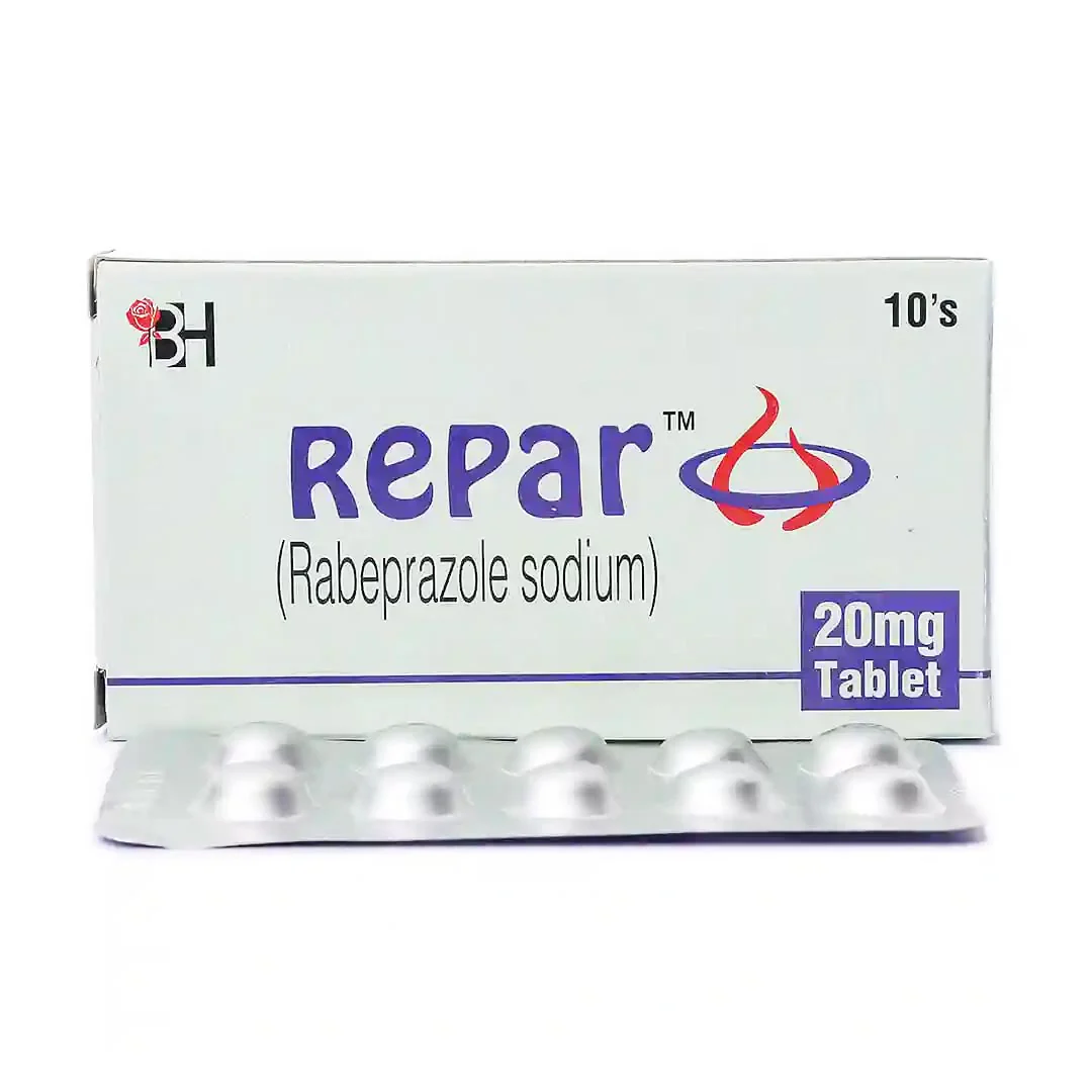Repar (Rabeprazole) 20mg, 10 Ct - Barrett Hodgson