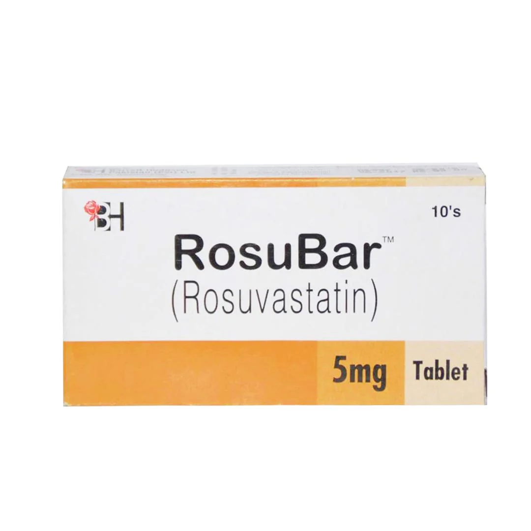 RosuBar (Rosuvastatin) 5mg, 10 Ct - Barrett Hodgson