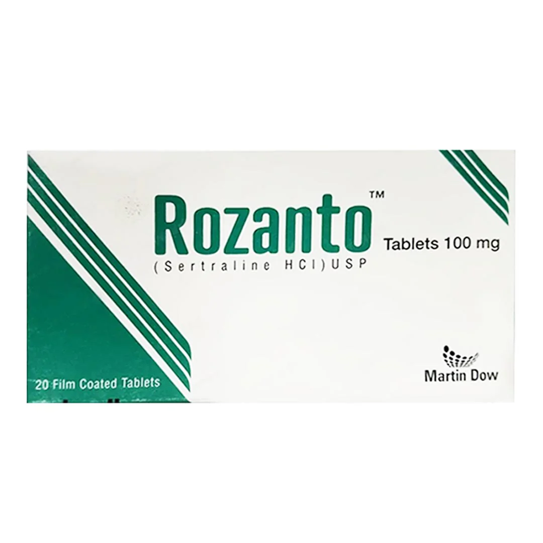 Rozanto (Sertraline) 100mg, 20 Ct - Martin Dow