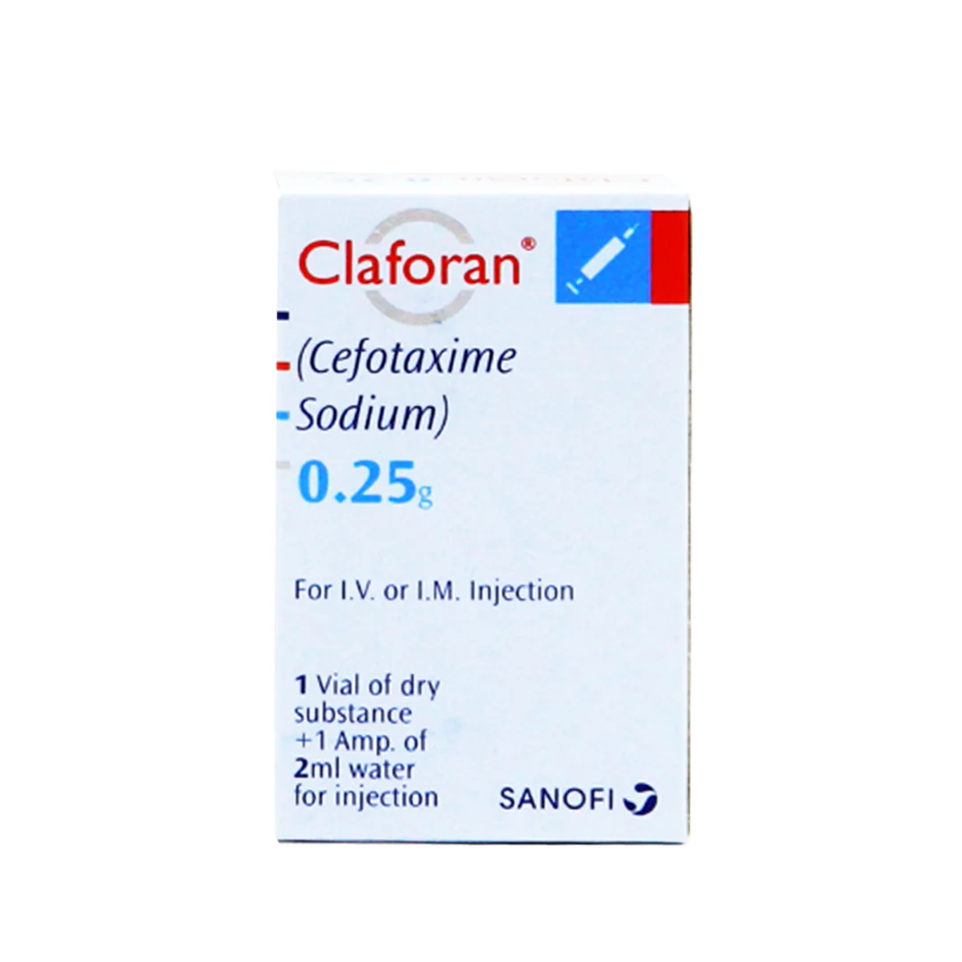 Claforan (Cefotaxime) Injection, 0.25g - Sanofi