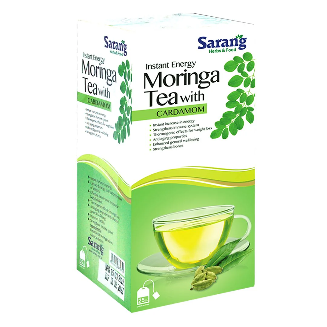 Moringa Tea Bags with Cardamom - Sarang