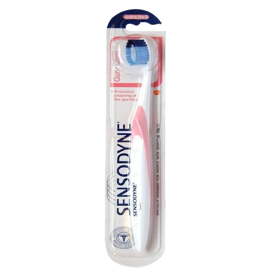 Sensodyne Gum Care Extra Soft Toothbrush (Pink), 1 Ct