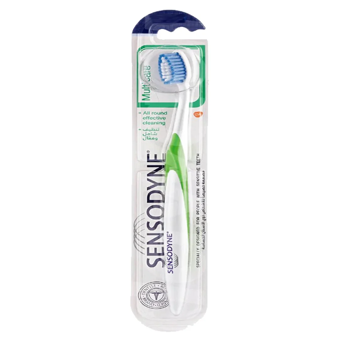 Sensodyne Multicare Medium Toothbrush (Green), 1 Ct