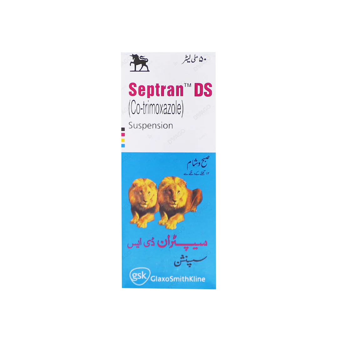 Septran DS (Trimethoprim+Sulphamethoxazole) Syrup, 50ml - GSK