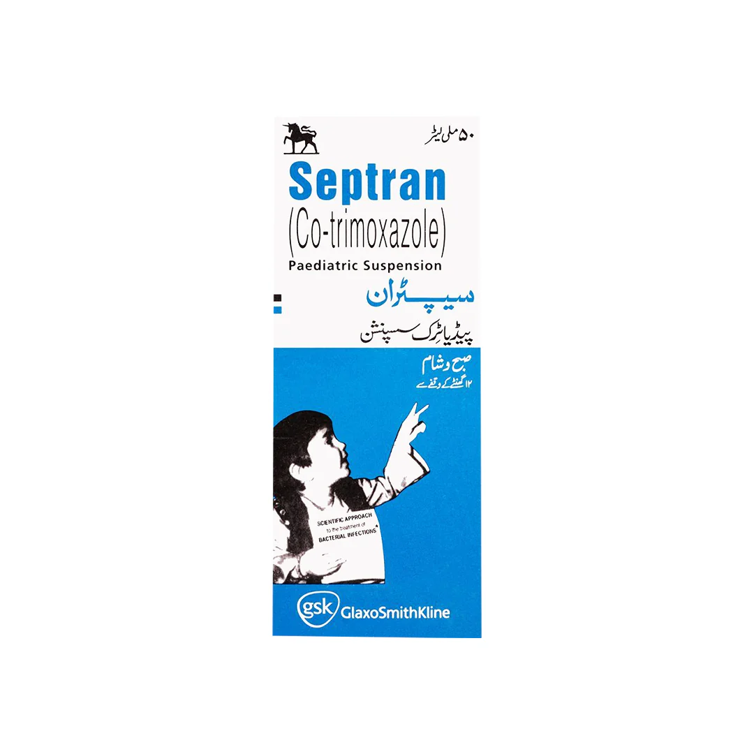 Septran (Trimethoprim+Sulphamethoxazole) Syrup, 50ml - GSK