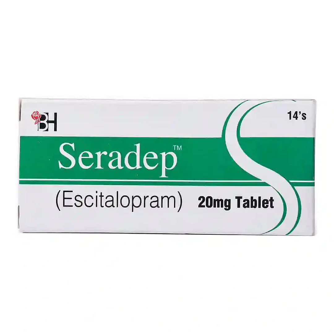 Seradep (Escitalopram) 20mg, 14 Ct - Barrett Hodgson