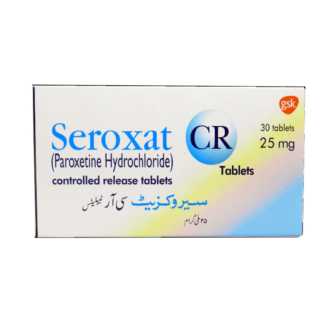 Seroxat CR (Paroxetine) 25mg, 30 Ct - GSK