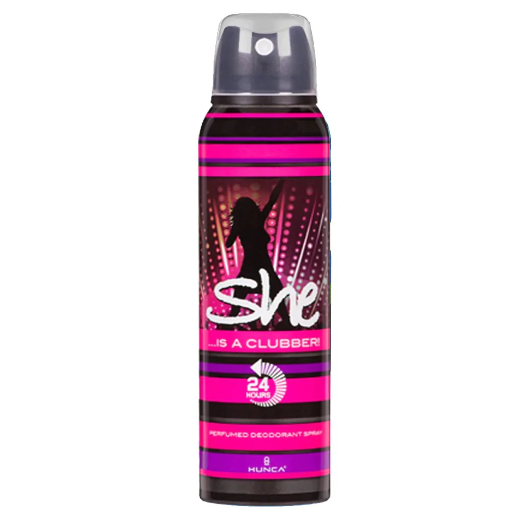 She Is A Clubber Deodorant Spray, 150ml