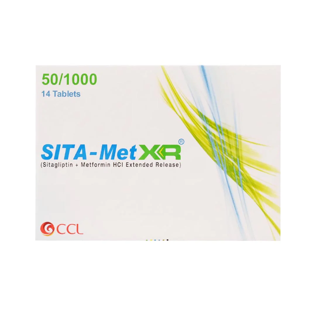 Sita-Met XR (Sitagliptin/Metformin) 50/1000mg, 14 Ct - CCL