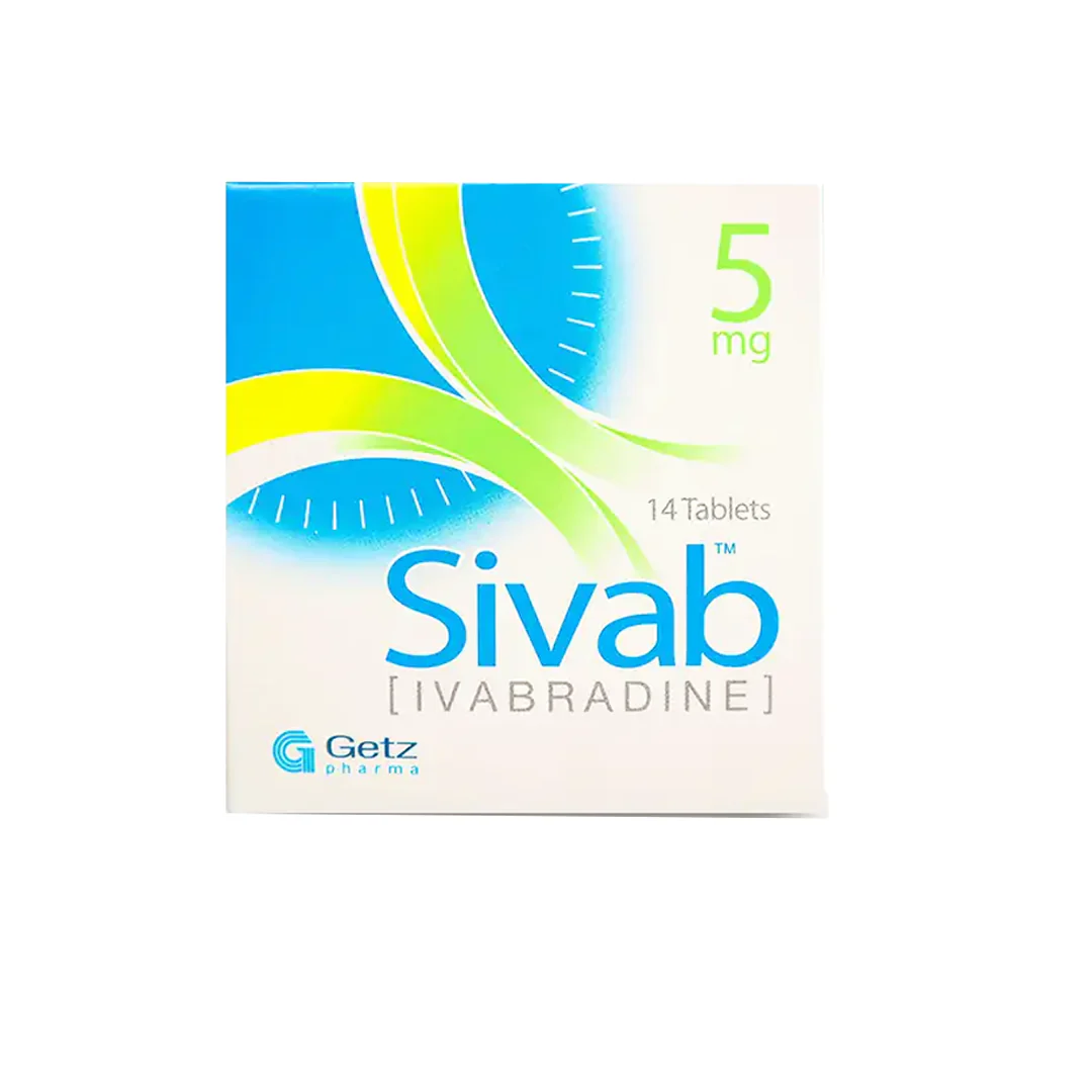 Sivab (Ivabradine) 5 mg, 14 Ct - Getz Pharma
