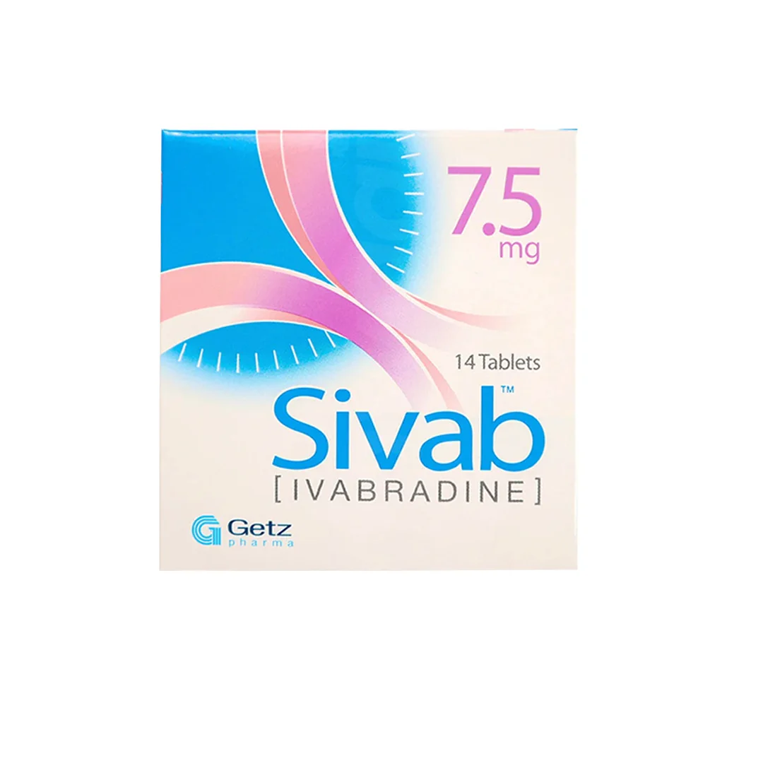 Sivab (Ivabradine) 7.5 mg, 14 Ct - Getz Pharma