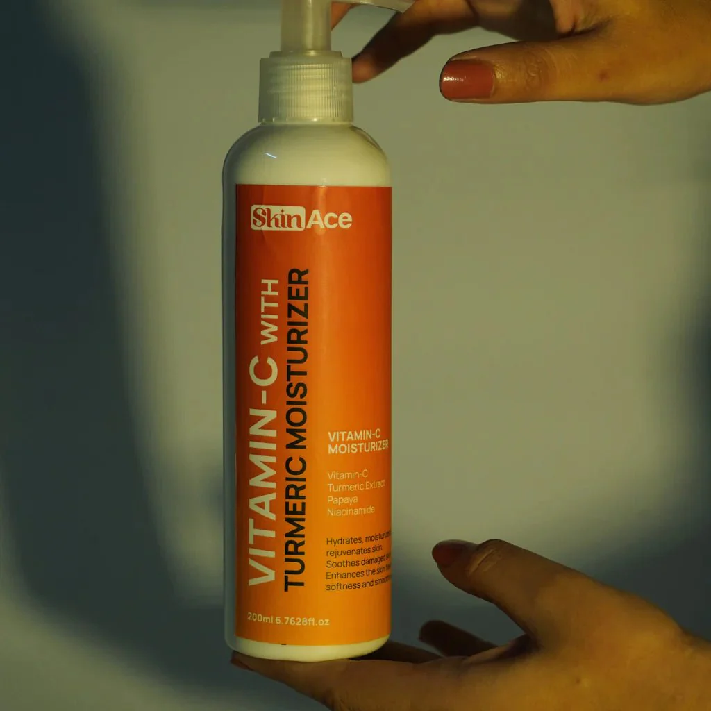 SkinAce Vitamin C with Turmeric Moisturizer, 200ml
