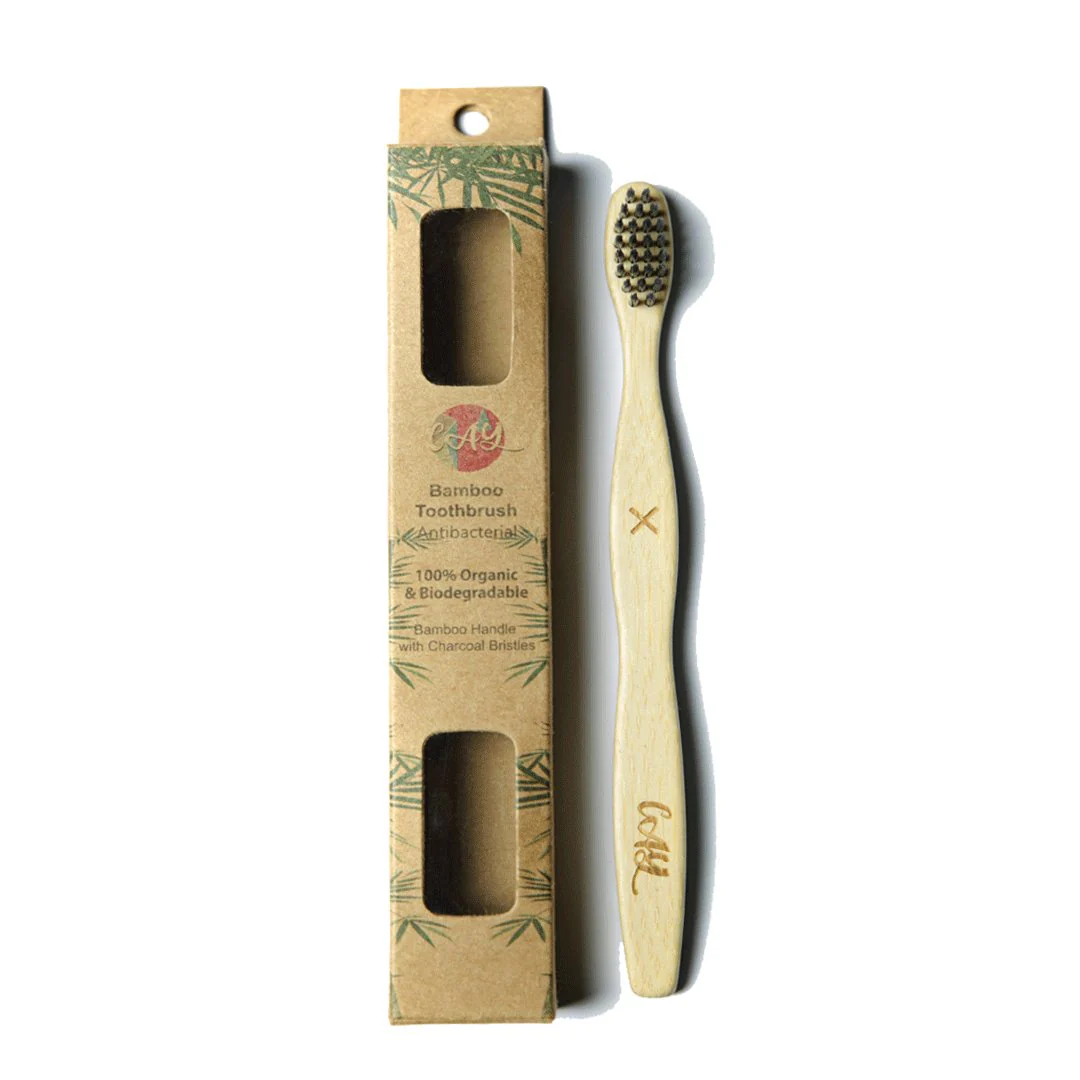 Bamboo Charcoal Toothbrush for Kids - Sockoye