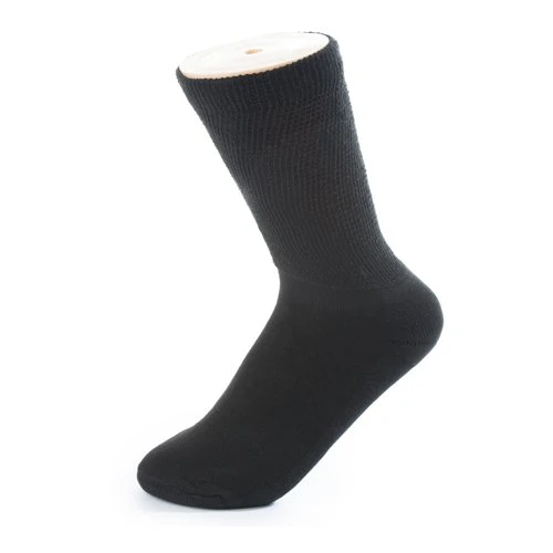 Diabetic Socks Black (Size 9 to 11) - Sockoye