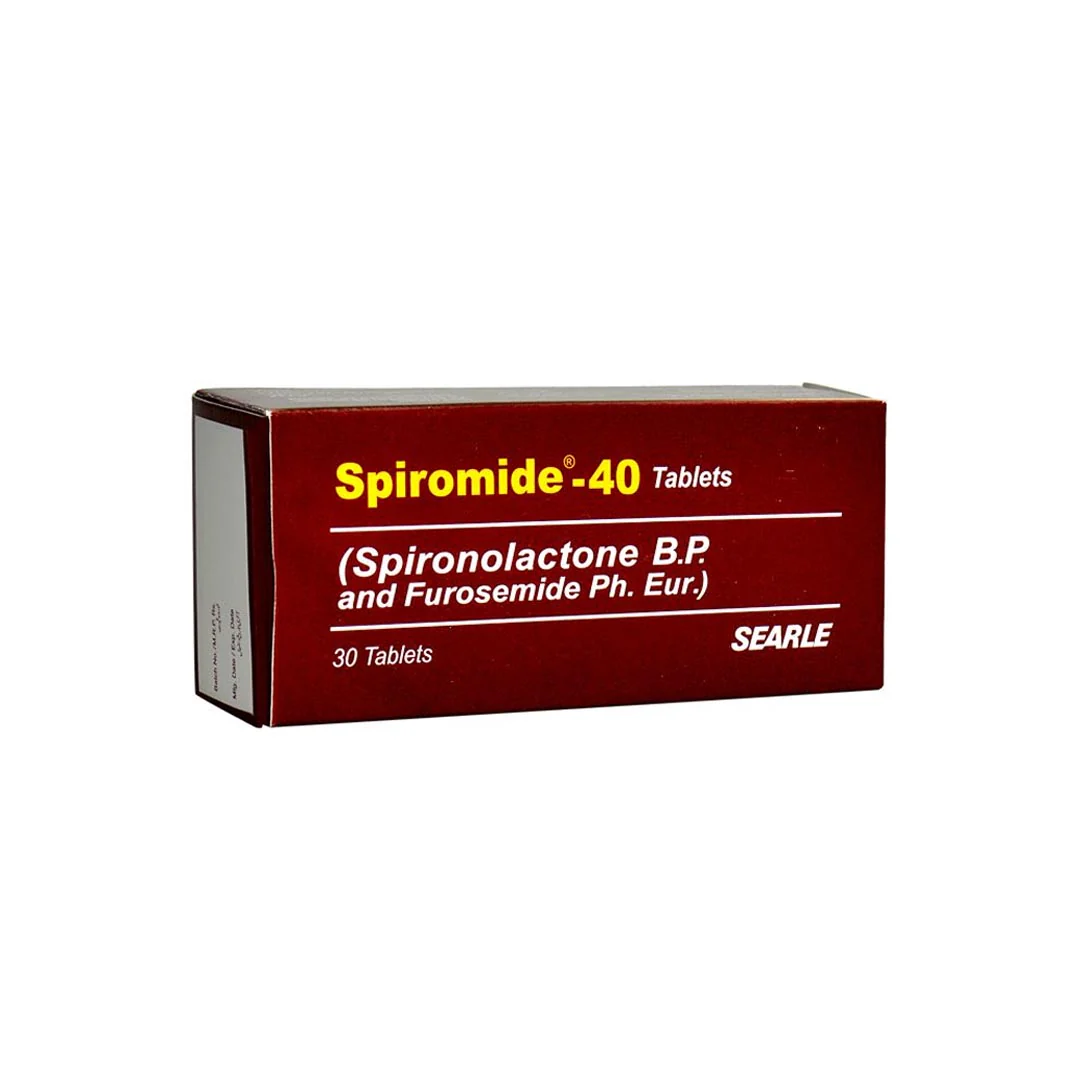 Spiromide (Spironolactone+Furosemide) 40mg, 30 Ct - Searle