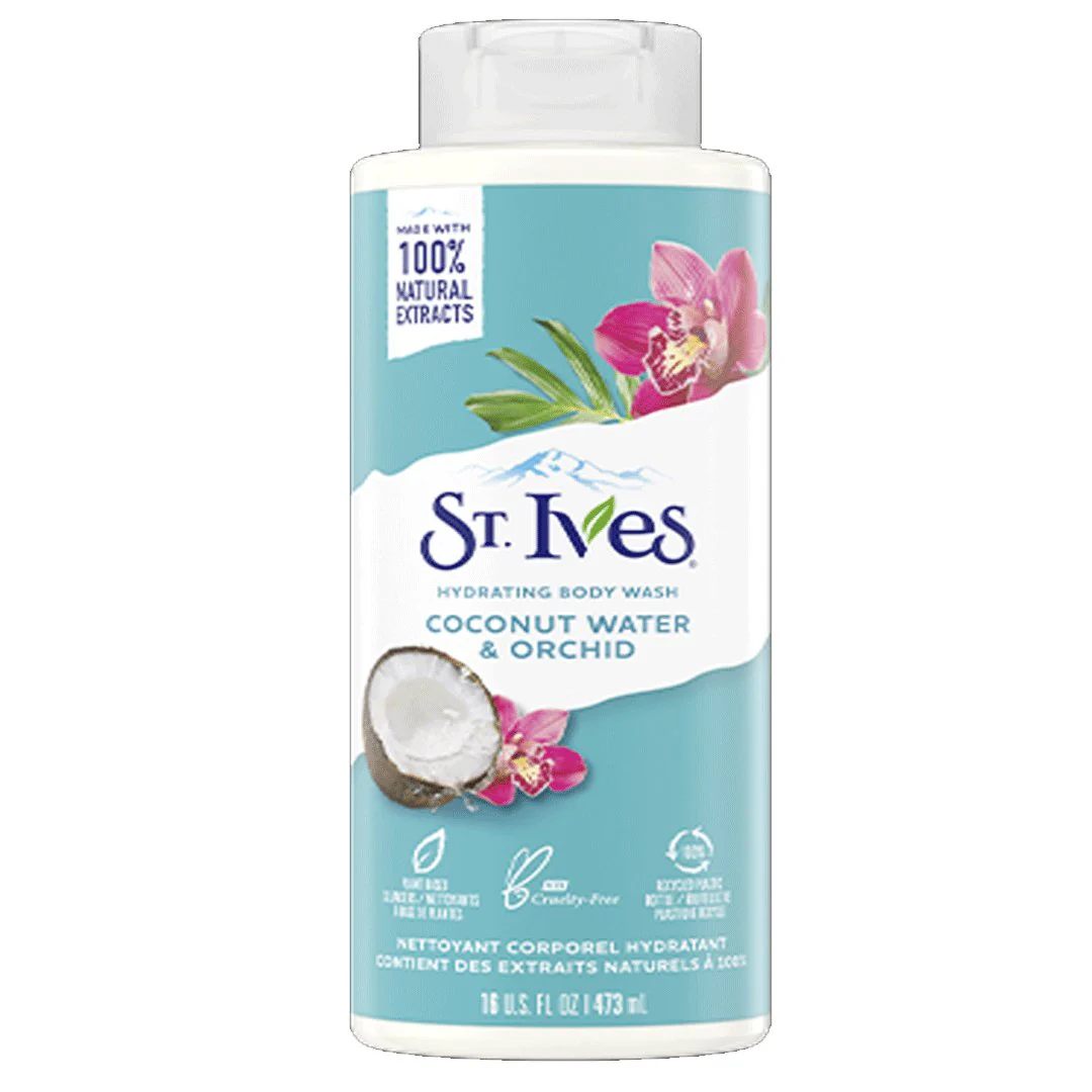 St. Ives Coconut Water & Orchid Hydrating Body Wash, 473ml