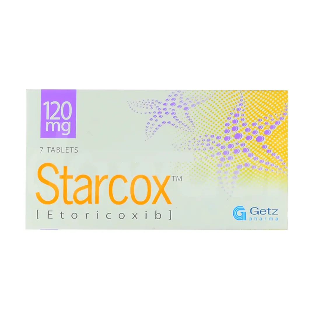 Starcox (Etoricoxib) 120mg, 7 Ct - Getz Pharma