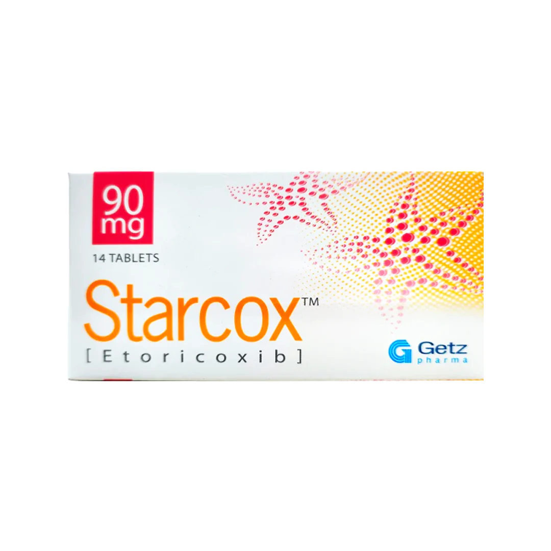 Starcox (Etoricoxib) 90mg, 14 Ct - Getz Pharma
