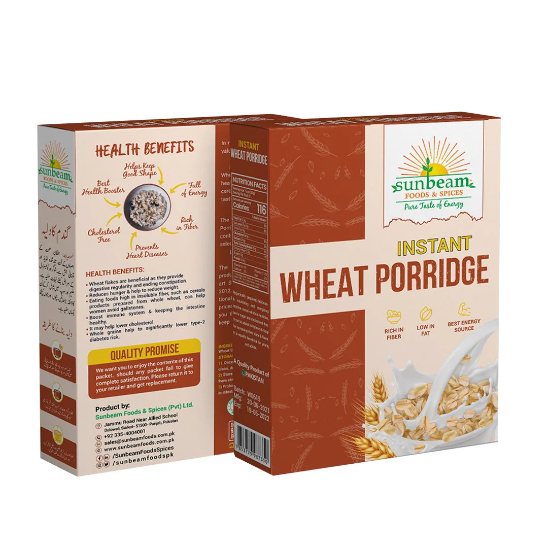Instant Wheat Porridge, 100g - Sunbeam