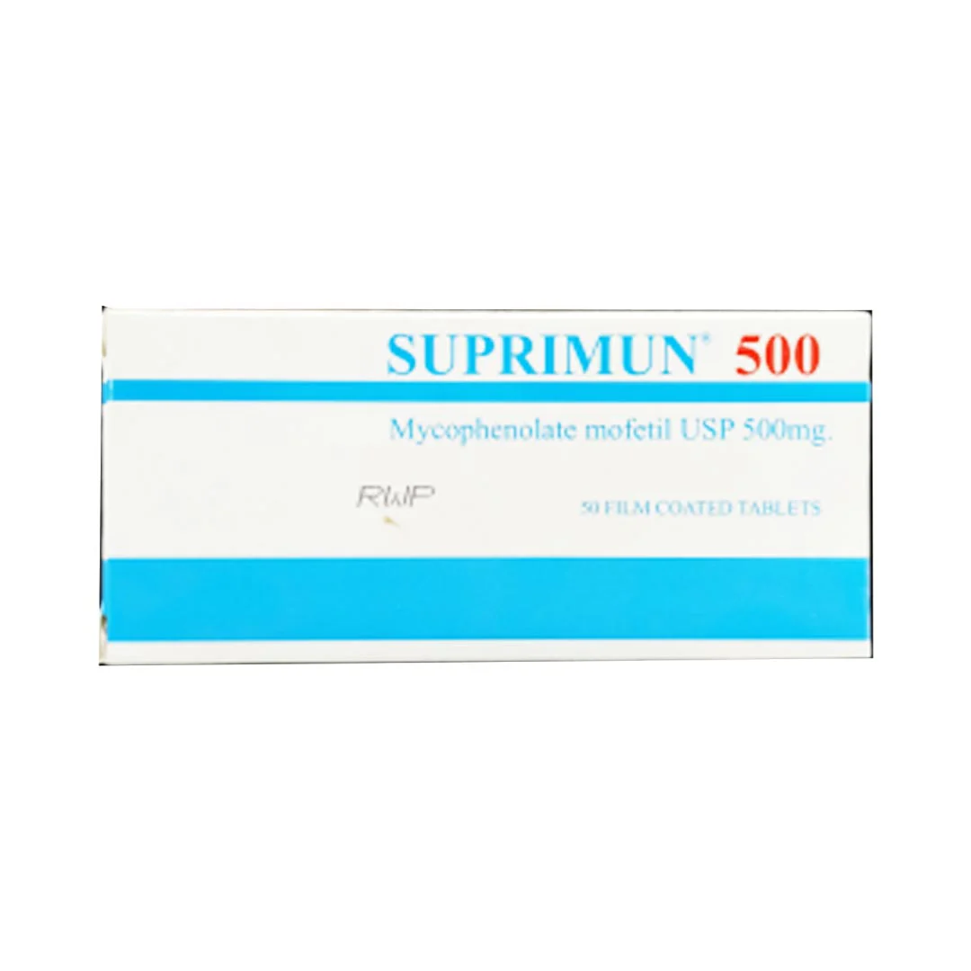 Suprimun (Mycophenolate Mofetil) 500mg, 50 Ct - Allmed