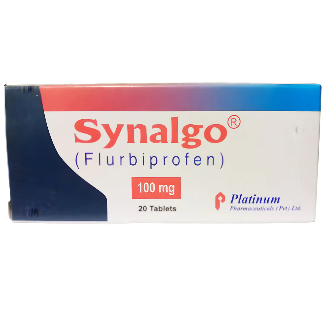 Synalgo (Flurbiprofen) 100mg, 20 Ct - Platinum Pharma
