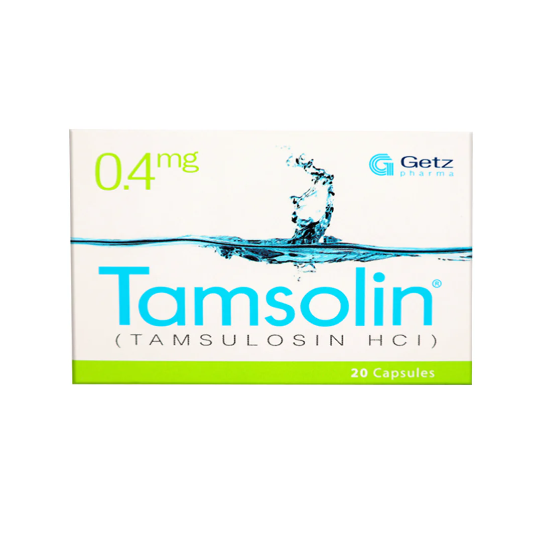 Tamsolin (Tamsulosin) 0.4mg, 20 Ct - Getz Pharma