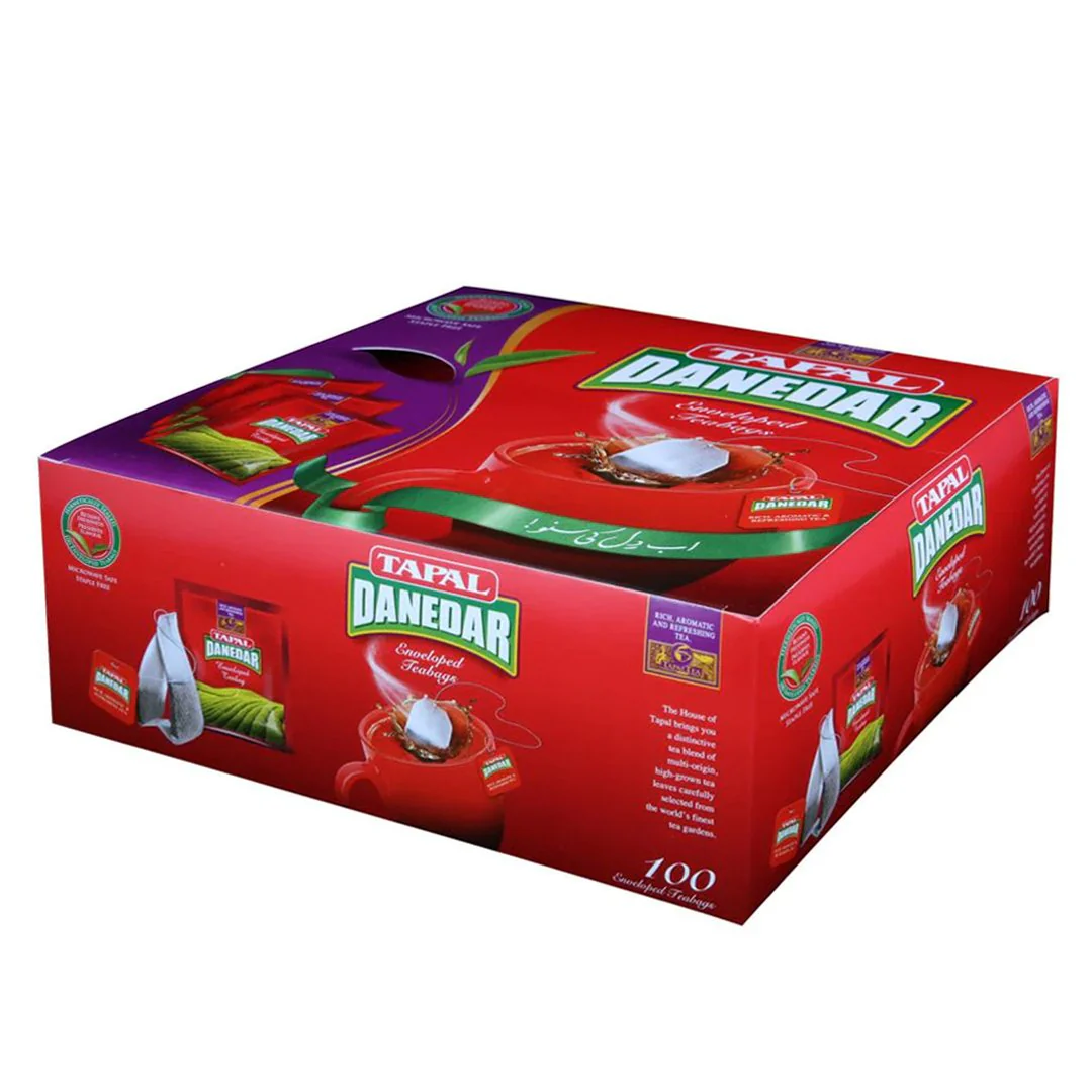 Tapal Danedar Enveloped Teabags, 100 Ct