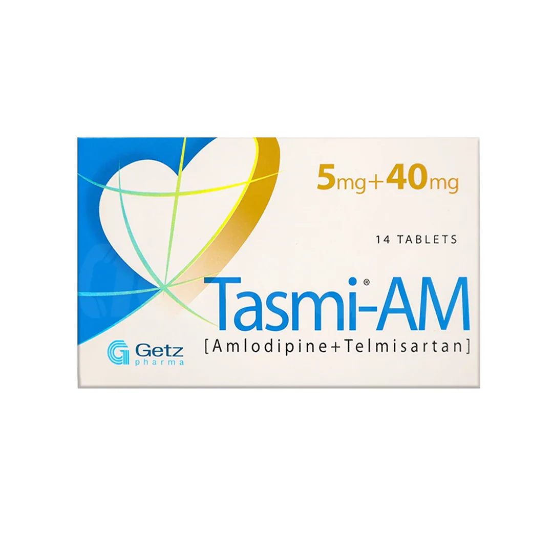 Tasmi-AM (Amlodipine/Telmisartan) 5/40mg, 14 Ct - Getz Pharma