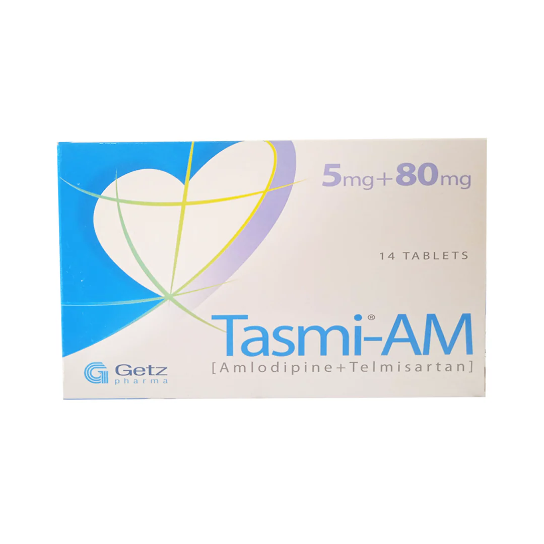 Tasmi-AM (Amlodipine/Telmisartan) 5/80mg, 14 Ct - Getz Pharma