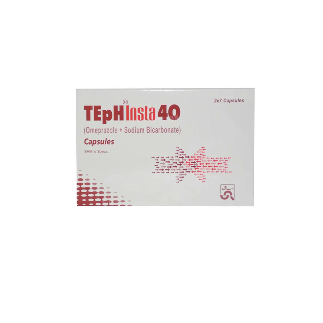 TEpH Insta40 (Omeprazole), 14 Ct - Sami Pharma