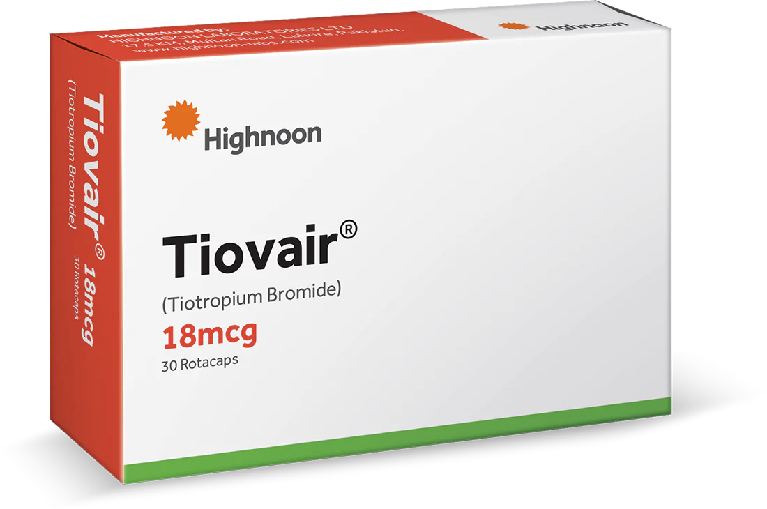 Tiovair (Tiotropium) 18mcg, 30 Ct - Highnoon