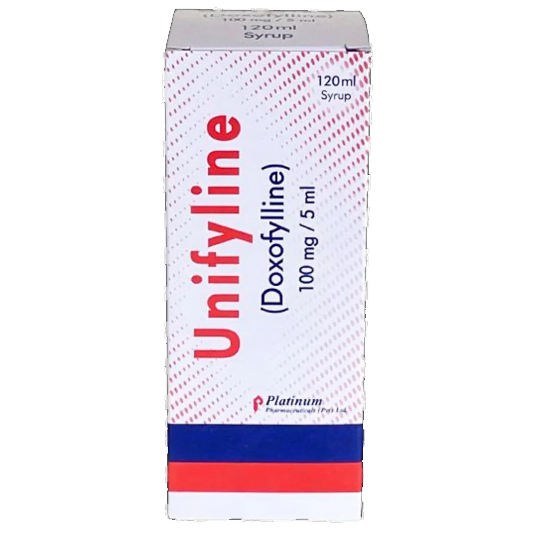 Unifyline (Doxofylline) 100 mg/5 ml Syrup, 120ml - Platinum Pharma