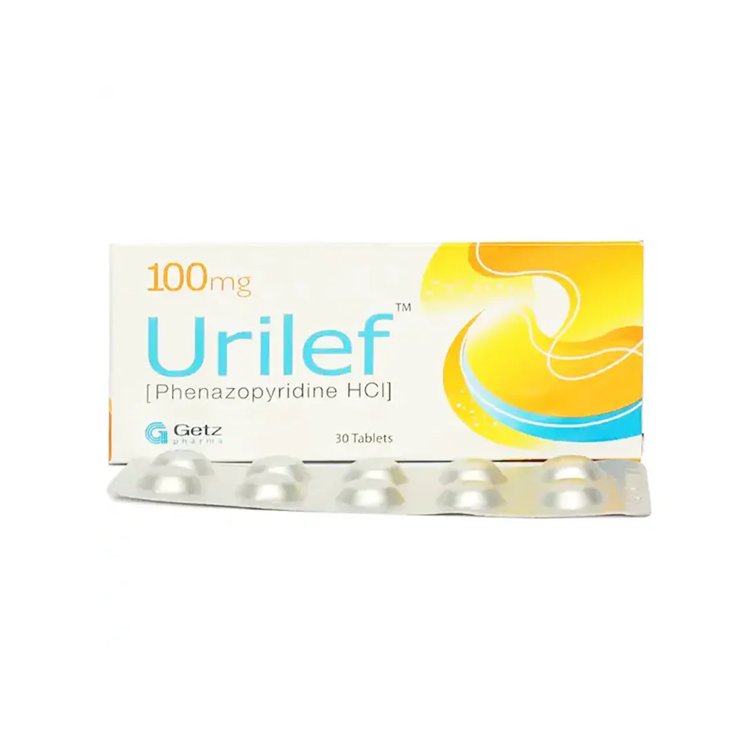 Urilef (Phenazopyridine) 100mg, 30 Ct - Getz Pharma